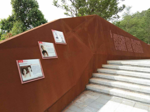 寿光耐候钢挡土墙